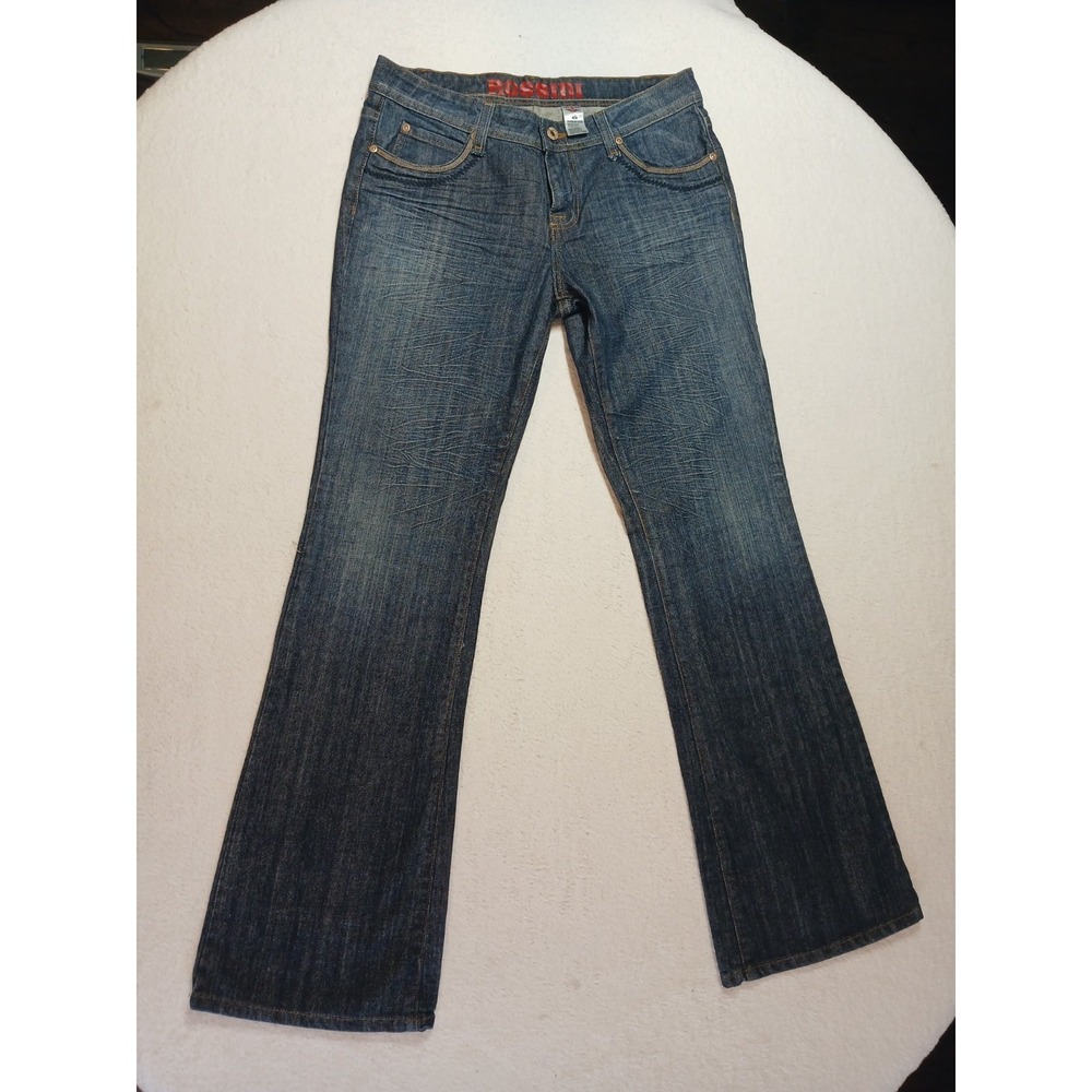 Rossini Blue Jeans Women's Size‎ 30 Boot Flair Made In USA American Style